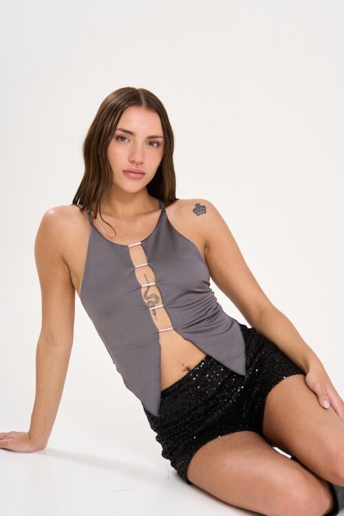 Top Diamante + Short Mercedes (2)